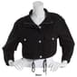 Juniors Love Tree Tied Up Cropped Denim Jacket - image 3