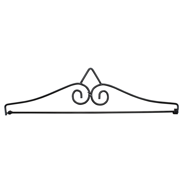 Northlight 14.5 Inch Black Metal Garden Flag Hanger