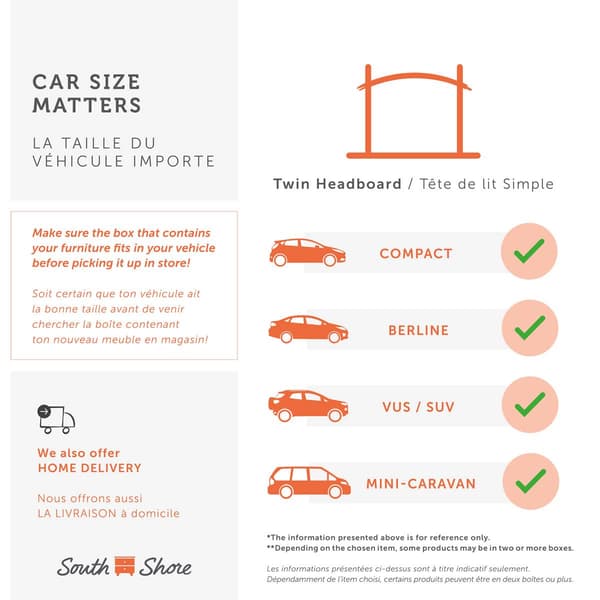 South Shore Munich Full Headboard