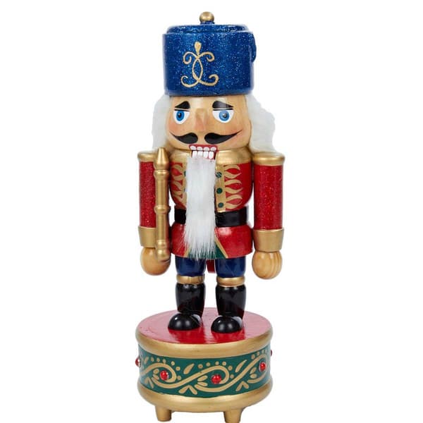 Kurt Adler 8.5in. Wooden Musical Soldier Nutcracker