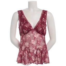 Juniors Madden Girl Flutter Stretch Lace V-Neck Tie Back Tank Top