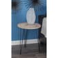 9th & Pike® Brown Wood and Metal Modern Accent Table - image 4