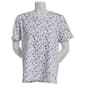 Petite Hasting & Smith Short Sleeve Daisy Floral Crew Neck Tee - image 1