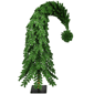 Santa''s Workshop 4ft. Green PVC Grench Tree - image 1