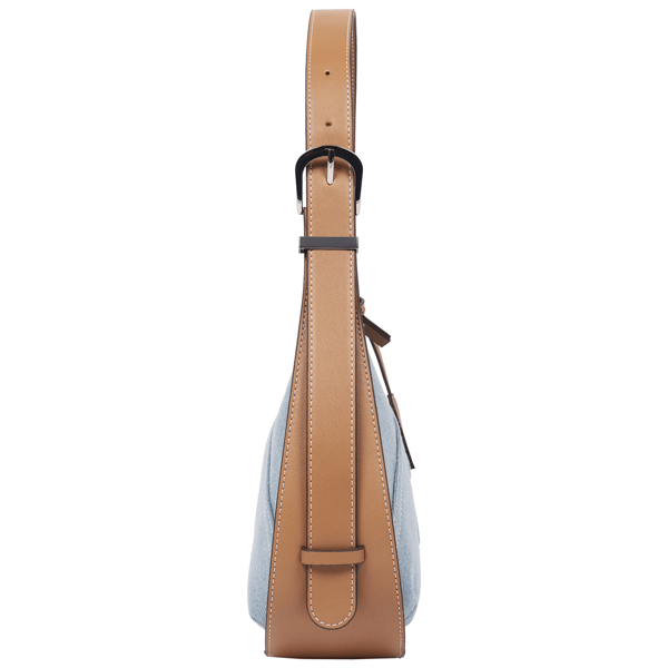 True Religion Denim Raised Horseshoe Hobo Bag