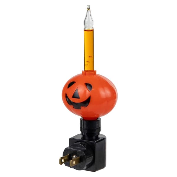 Northlight Seasonal 6.5in. Jack-O-Lantern Bubble Night Light
