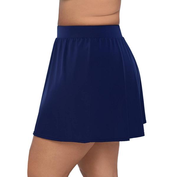 Plus Size Swimshaper Solid Swim Skirt