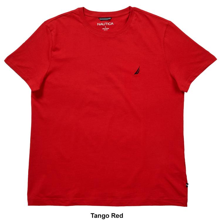 Mens Nautica Short Sleeve Crew Neck Tee