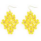 Ashley Cooper(tm) Yellow Flower Kite Earrings - image 1