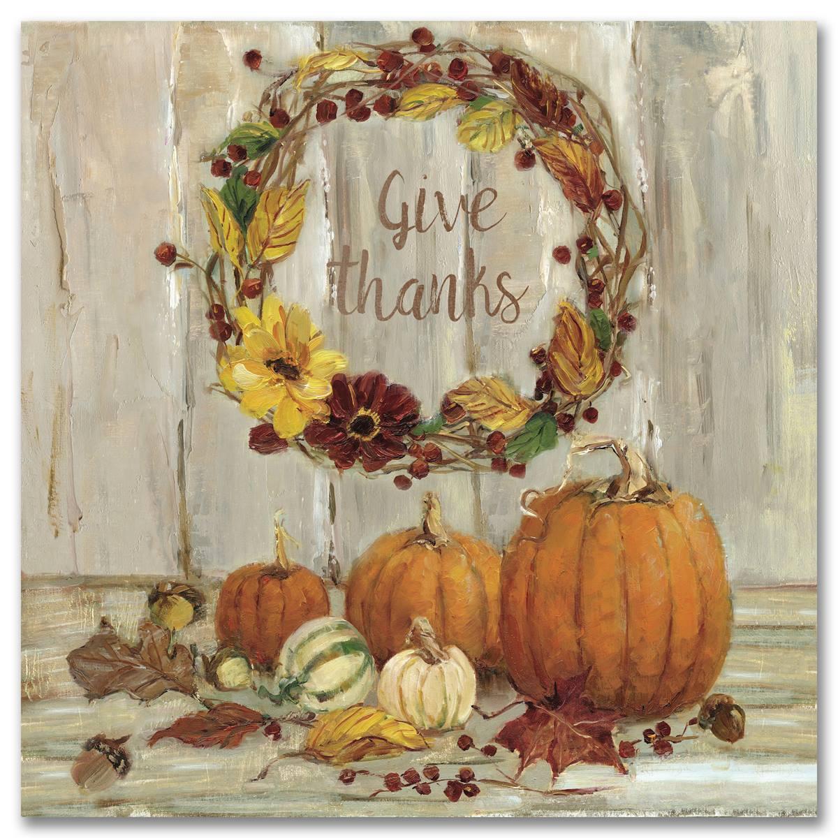 Courtside Market Harvest Time Wall Art - 16x16