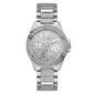 Womens Guess Silver-Tone & Crystal Accented Watch - U1156L1 - image 1