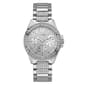 Womens Guess Silver-Tone & Crystal Accented Watch - U1156L1 - image 1