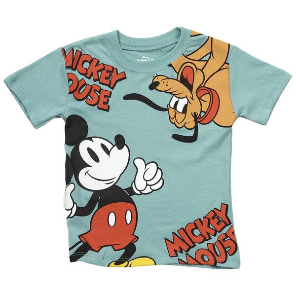 Toddler Boy Disney&#40;R&#41; Short Sleeve Mickey Pluto Tee - image 