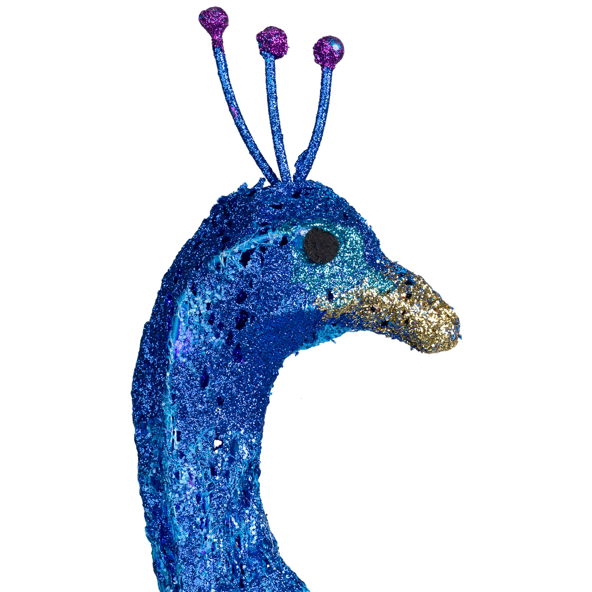 Northlight LED Lighted Glittered Peacock Christmas Yard Decor