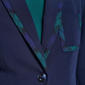 Womens Tommy Hilfiger Long Sleeve One Button Contrast Trim Blazer - image 4
