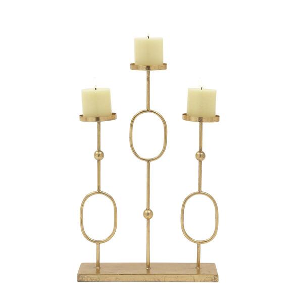 9th & Pike&#40;R&#41; Modern Style Metal Candelabra Candle Holders - image 