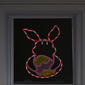 Northlight Seasonal Bunny with Easter Egg Window Silhouette - image 3