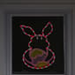 Northlight Seasonal Bunny with Easter Egg Window Silhouette - image 3