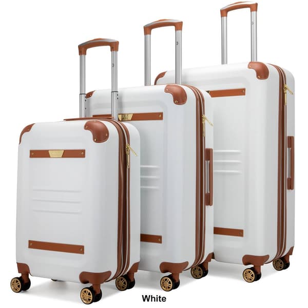 19V69 Italia Vintage 3pc. Expandable Retro Hardside Luggage Set