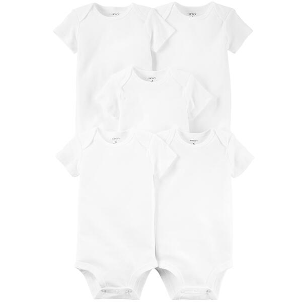 Baby Unisex &#40;NB-24M&#41; Carter's&#40;R&#41; 5pk. Short Sleeve Bodysuits - image 