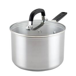 KitchenAid Stainless Steel Induction Saucepan with Lid - 3-Quart