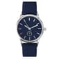 Womens Silver-Tone Navy Dial Watch - 15492S-07-J05 - image 1