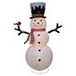 Glitter Snowflake Snowman w/ Cardinal - image 1