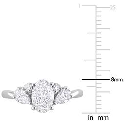 Diamond Classics™ 1.5ctw. Diamond 14kt. White Gold Ring