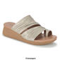 Womens BareTraps Venus Wedge Slide Sandals - image 7