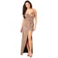 Juniors Emerald Sundae Super Shine Surplice Ruched Sheath Dress - image 1