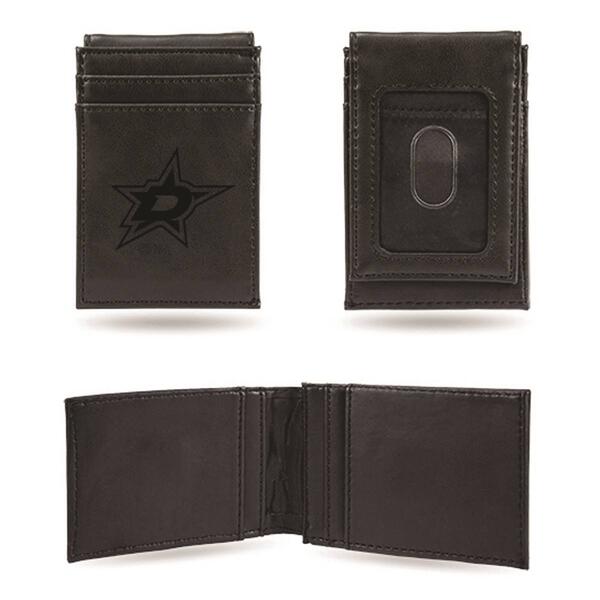 Mens NHL Dallas Stars Faux Leather Front Pocket Wallet - image 