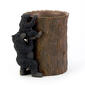 Avanti Black Bear Lodge Wastebasket - image 1