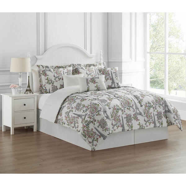 Ashley Cooper&#40;tm&#41; Paris Paisley Reversible 7pc. Comforter Set - image 