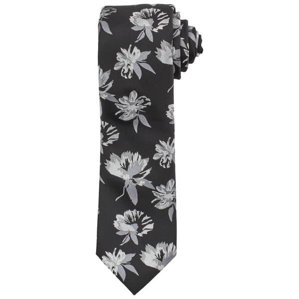 Mens Geoffrey Beene Floral Tie - image 