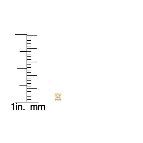 Diamond Classics&#8482; 10kt. Yellow Gold 1/10ctw. Stud Earrings