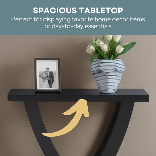 Convenience Concepts Newport Criss-Cross Console Table