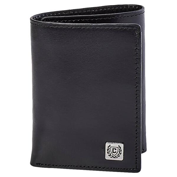 Mens Chaps Trifold Wallet - Black - image 