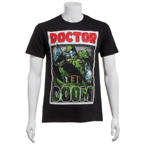 Young Mens Marvel Doctor Doom Graphic Tee - image 