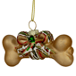 Northlight Gold Dog Bone with Bow Glass Christmas Ornament - image 3
