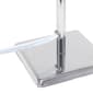 Simple Designs Mini Square Empire Fabric Shade Chrome Table Lamp - image 4
