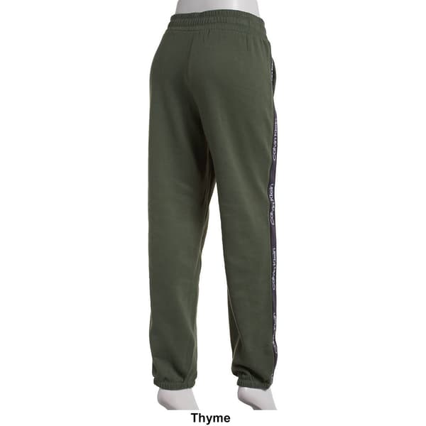 Womens Cavin Klein Performance Logo Strip High Waist Sweatpants