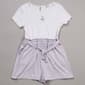 Girls (7-16) No Comment Short Sleeve Mermaid Paperbag Romper - image 2