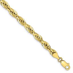 Unisex Gold Classics™ 10kt. 4.75mm 20in. Semi-Solid Rope Chain