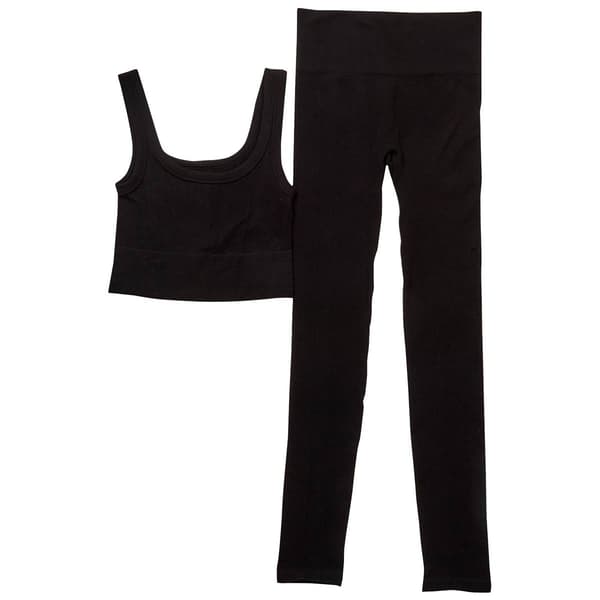 Juniors Derek Heart Zoya 2pc. Seamless Leggings Set - image 