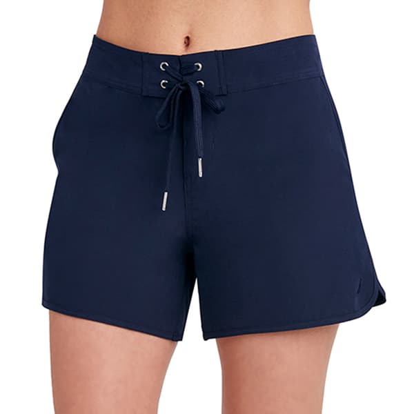 Womens Nautica Board Shorts Swim Bottoms - Deep Sea