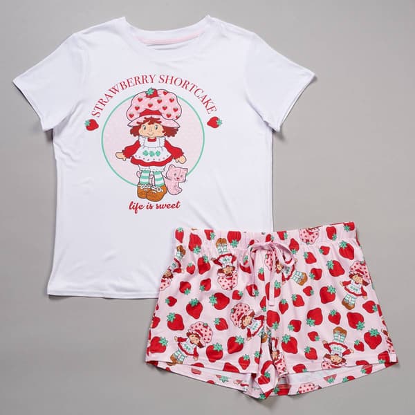 Juniors Centric Brands Strawberry Shortcake Pajama Set