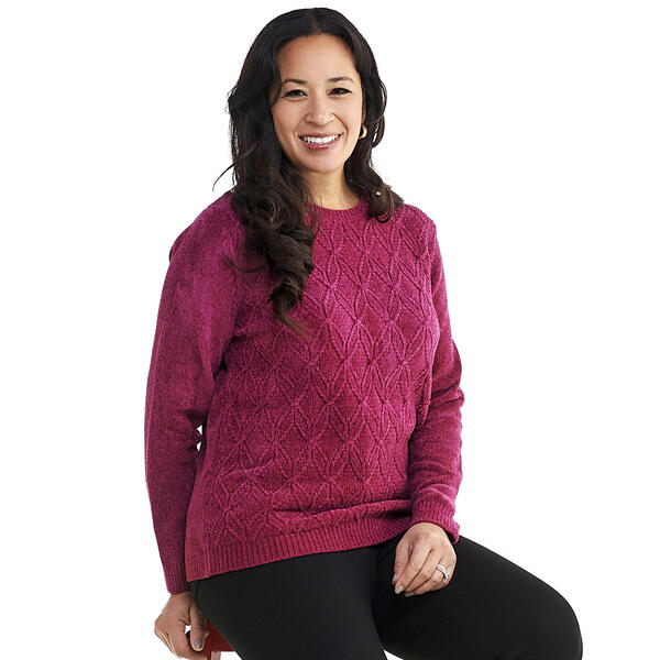 Womens Alfred Dunner Pullover Chenille Sweater - image 