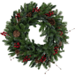 Northlight 30in. Red Berries & Pine Cones Christmas Wreath - image 1