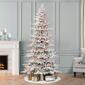 Puleo International 7.5ft. Pre-Lit Slim Christmas Tree - image 2