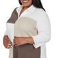 Plus Size Alfred Dunner Luxe Be A Lady Color Block Sweatshirt - image 5